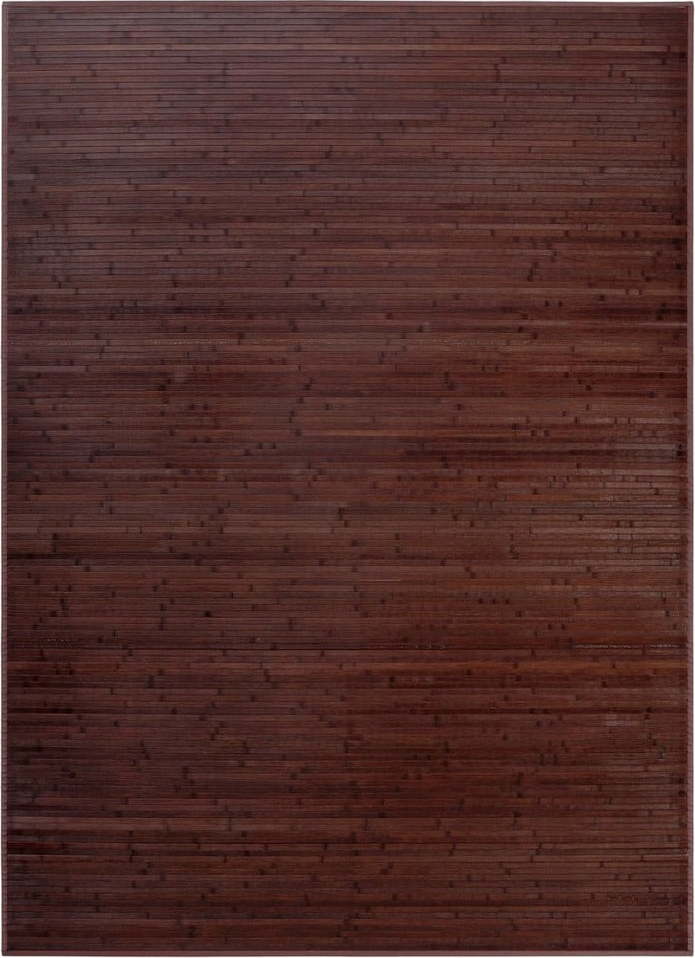 Tmavě hnědý bambusový koberec 180x250 cm – Casa Selección Casa Selección