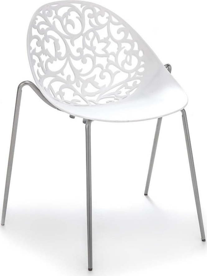 Bílé jídelní židle v sadě 2 ks Eura – Tomasucci Tomasucci