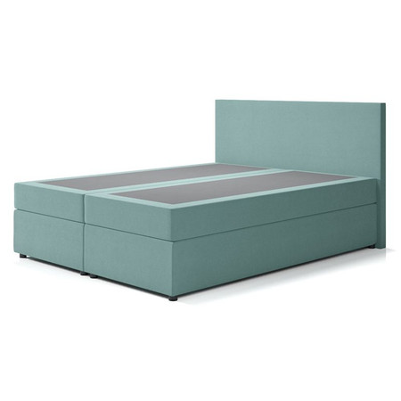 Čalouněná postel IMOLA s pružinovou matrací 160x200 cm Tyrkysová SG nabytek