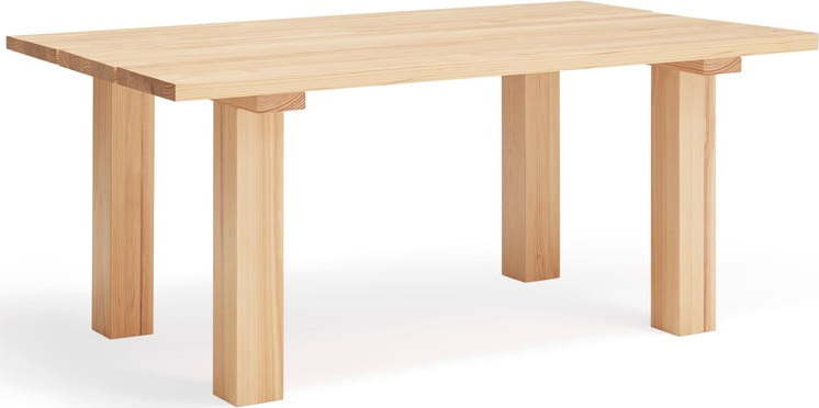 Jídelní stůl s deskou z borovicového dřeva 100x180 cm Banda – Teulat Teulat