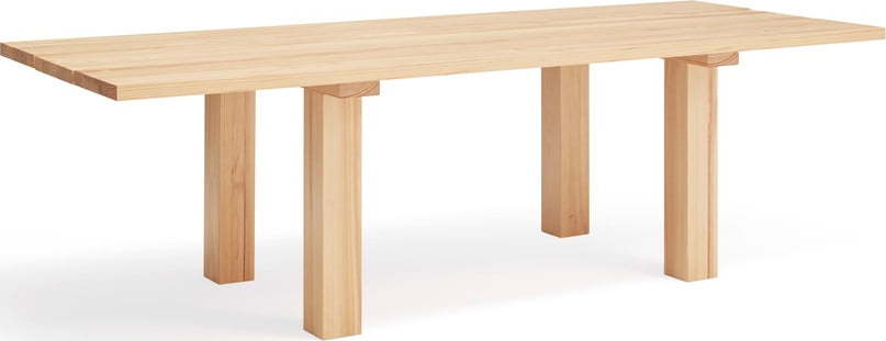 Jídelní stůl s deskou z borovicového dřeva 100x260 cm Banda – Teulat Teulat