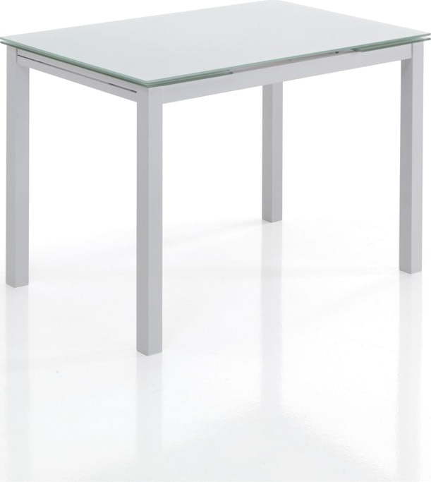 Rozkládací jídelní stůl se skleněnou deskou 70x110 cm Fast – Tomasucci Tomasucci