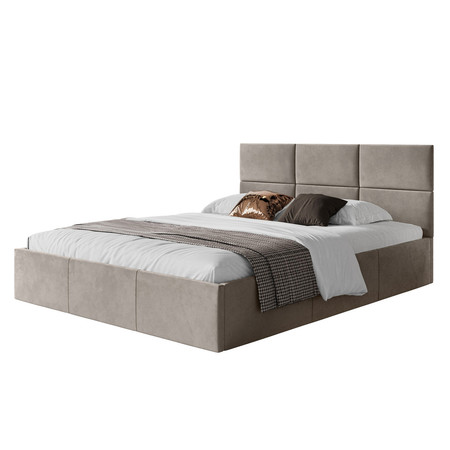 Čalouněná postel PORTO rozměr 120x200 cm Béžová TT-FURNITURE