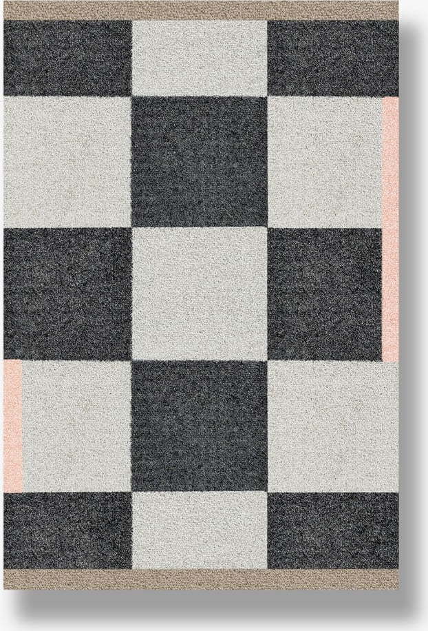 Černobílý pratelný koberec 55x80 cm – Mette Ditmer Denmark Mette Ditmer Denmark