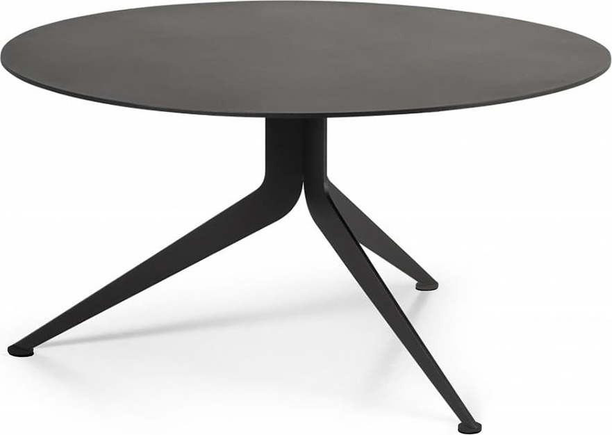 Černý kovový kulatý konferenční stolek ø 78 cm Daley – Spinder Design Spinder Design
