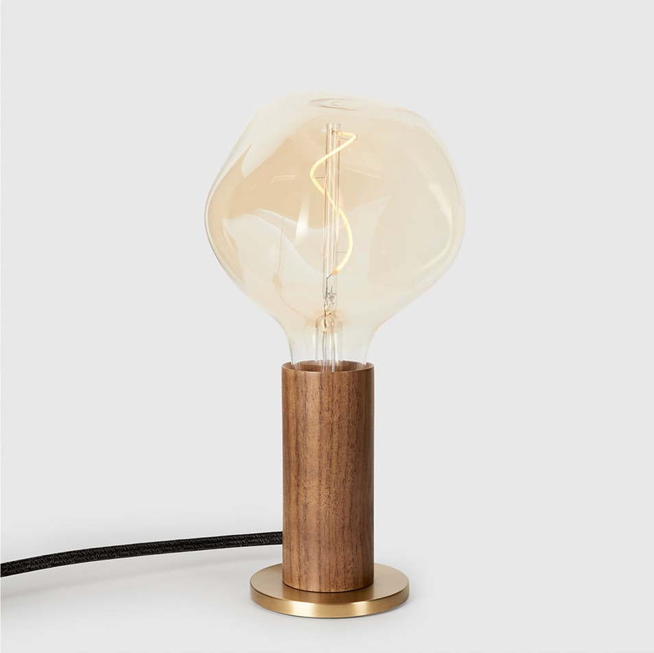 Hnědá stmívatelná stolní lampa (výška 26 cm) Knuckle – tala Tala