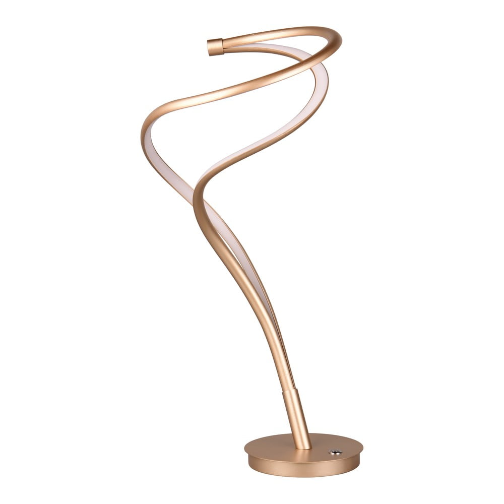 LED stolní lampa s kovovým stínidlem ve zlaté barvě (výška 56 cm) Nala – Trio Select Trio Select