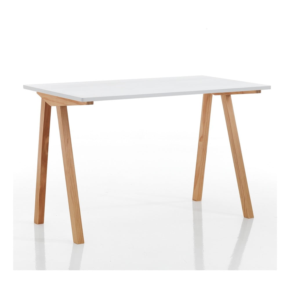 Pracovní stůl s bílou deskou 60x120 cm Mak – Tomasucci Tomasucci