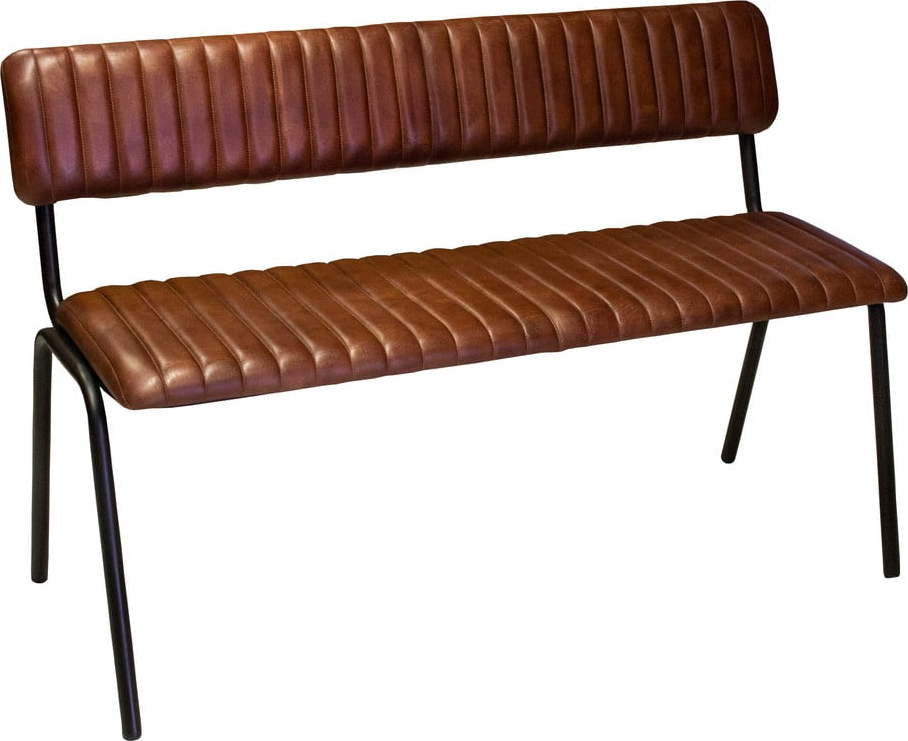 Hnědá kožená lavice – Antic Line Antic Line