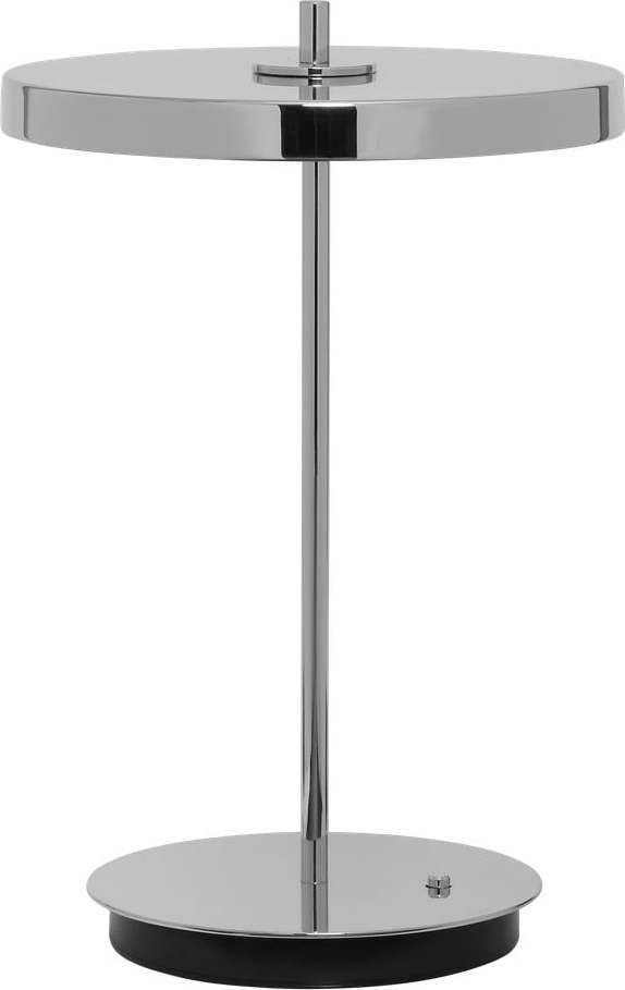 LED stmívatelná stolní lampa ve stříbrné barvě s kovovým stínidlem (výška 31 cm) Asteria Move – UMAGE UMAGE