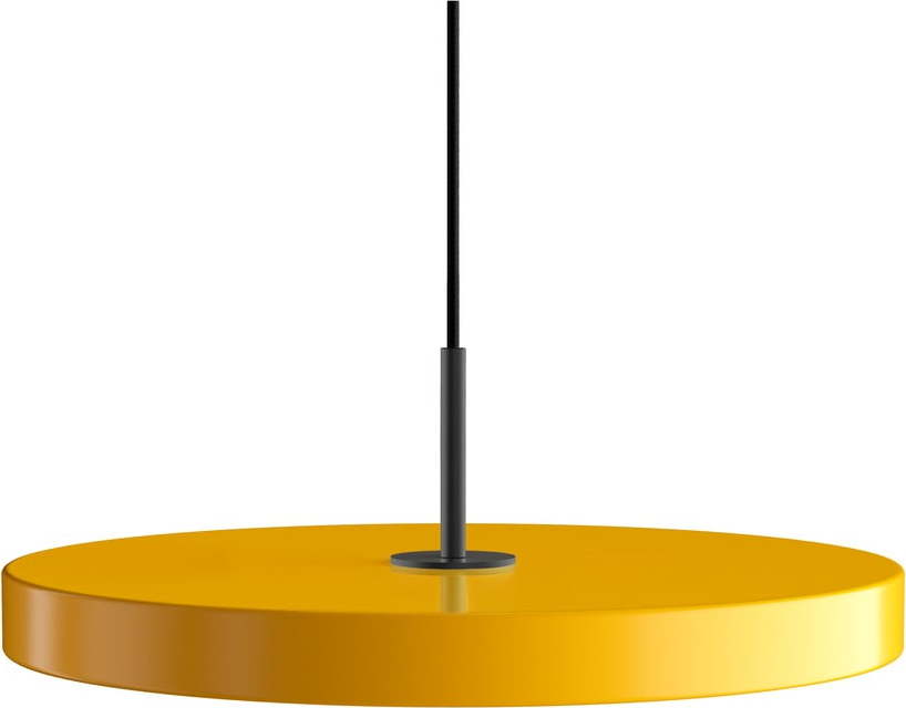 Okrově žluté LED závěsné svítidlo s kovovým stínidlem ø 43 cm Asteria Medium – UMAGE UMAGE