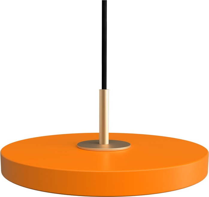 Oranžové LED závěsné svítidlo s kovovým stínidlem ø 15 cm Asteria Micro – UMAGE UMAGE