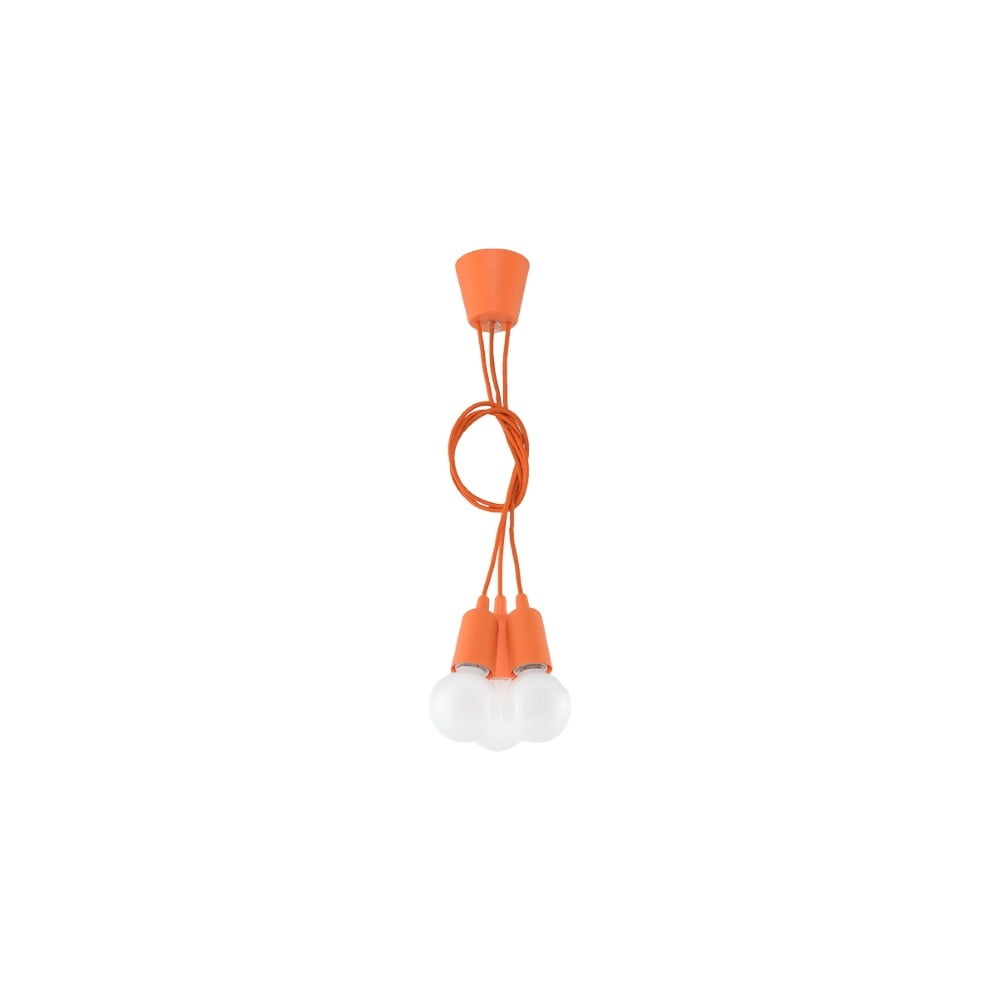 Oranžové závěsné svítidlo ø 15 cm Rene – Nice Lamps Nice Lamps
