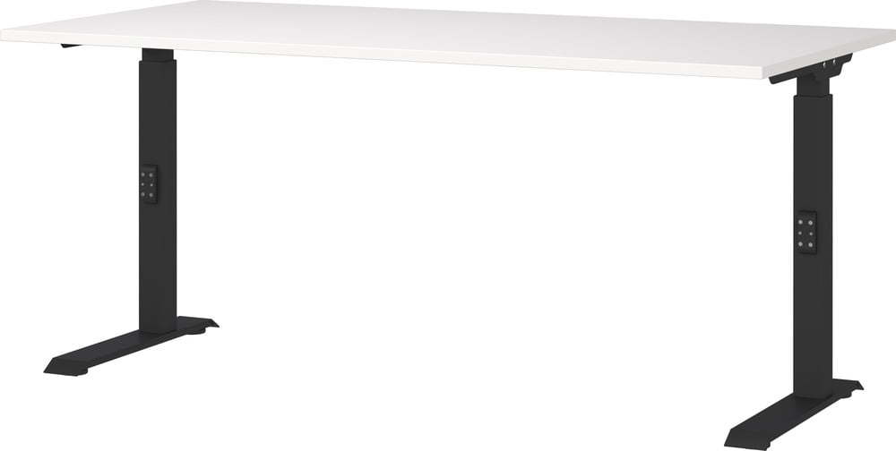 Pracovní stůl s nastavitelnou výškou s bílou deskou 80x160 cm Downey – Germania Germania