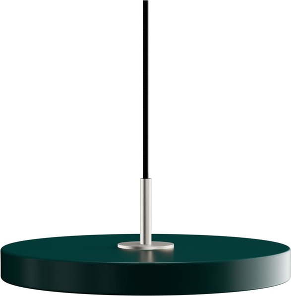Tmavě zelené LED závěsné svítidlo s kovovým stínidlem ø 31 cm Asteria Mini – UMAGE UMAGE