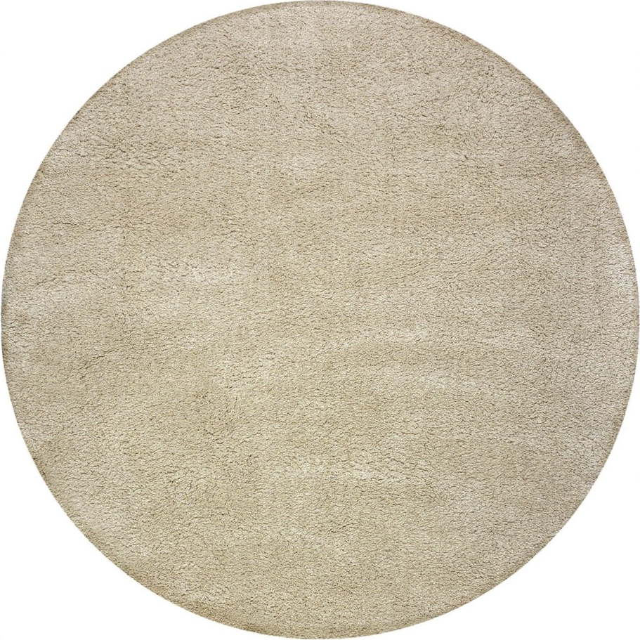 Béžový pratelný kulatý koberec z recyklovaných vláken 180x180 cm Fluffy – Flair Rugs Flair Rugs