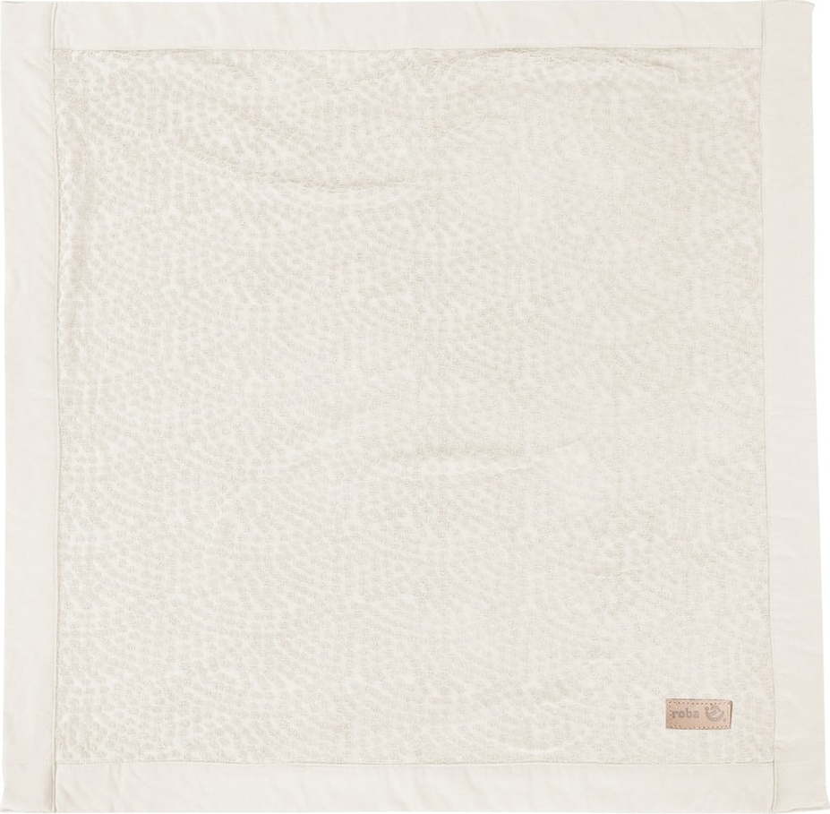 Krémová mušelínová dětská deka 80x80 cm Seashells – Roba Roba