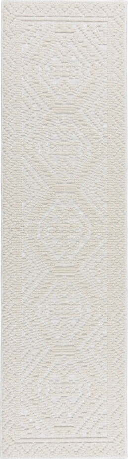 Krémový pratelný běhoun z žinylky 60x240 cm Jaipur – Flair Rugs Flair Rugs