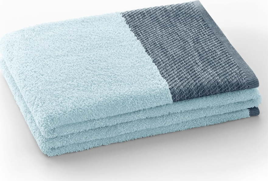 Modrý froté bavlněný ručník 50x90 cm Aria – AmeliaHome AmeliaHome