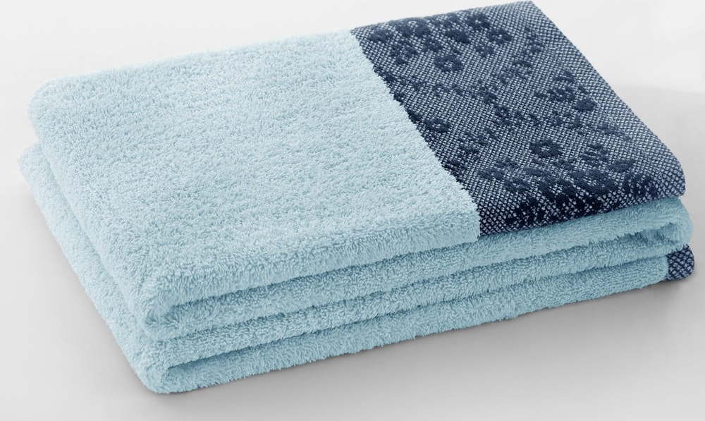 Modrý froté bavlněný ručník 50x90 cm Crea – AmeliaHome AmeliaHome