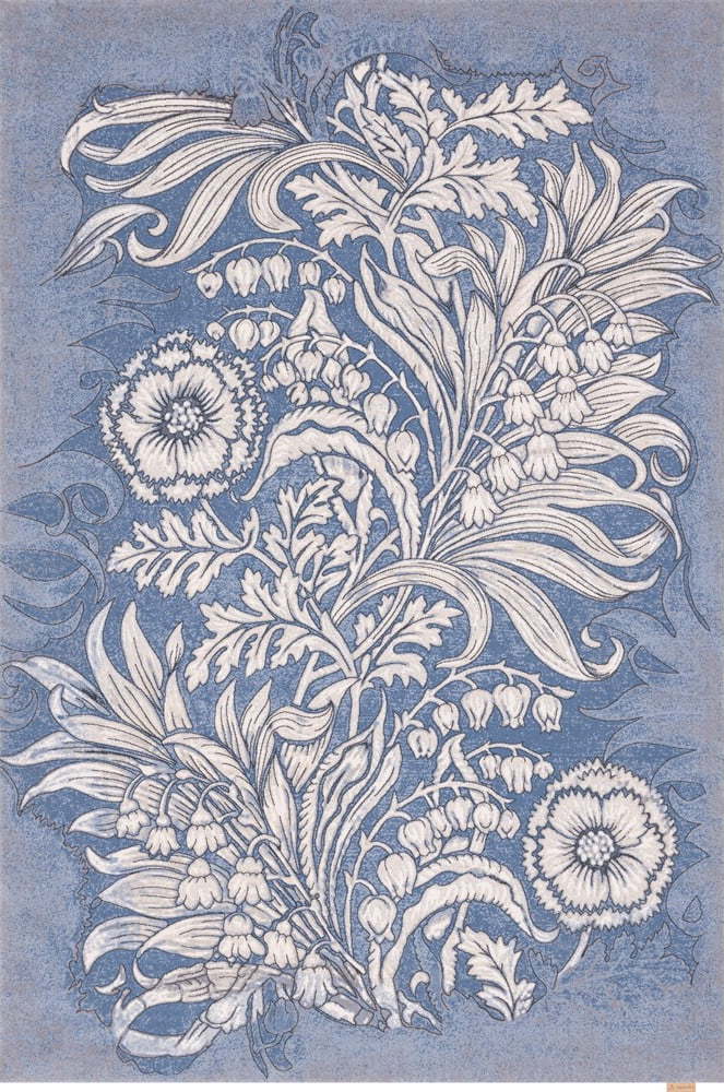 Modrý vlněný koberec 200x300 cm Mawson – Agnella Agnella