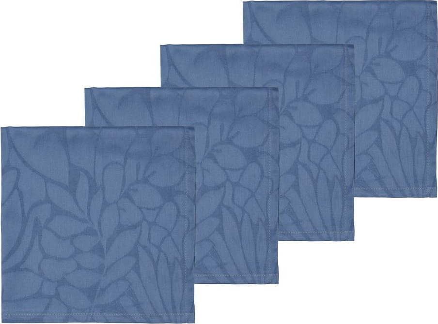 Textilní ubrousky v sadě 4 ks Abstract leaves – Södahl Södahl