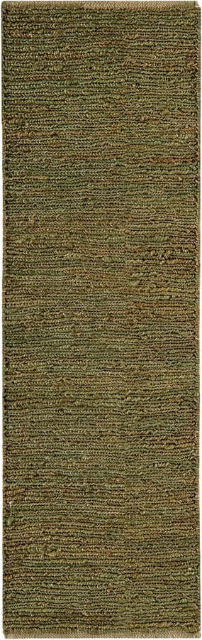 Tmavě zelený ručně tkaný jutový běhoun 66x200 cm Soumak – Asiatic Carpets Asiatic Carpets