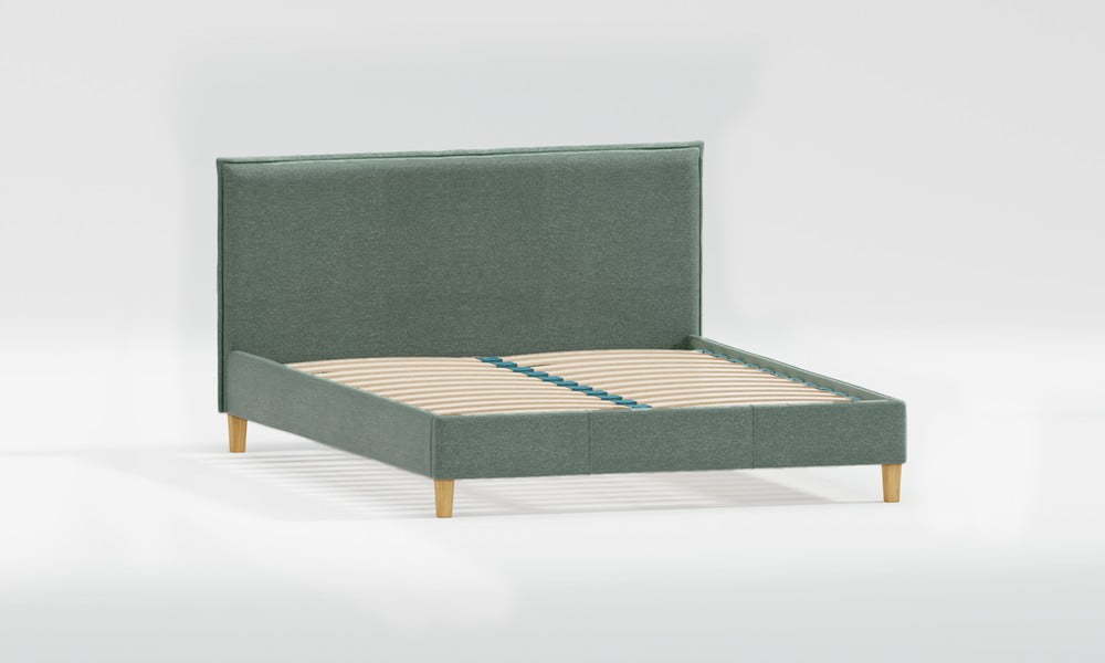 Zelená čalouněná dvoulůžková postel s roštem 160x200 cm Tina – Ropez Ropez