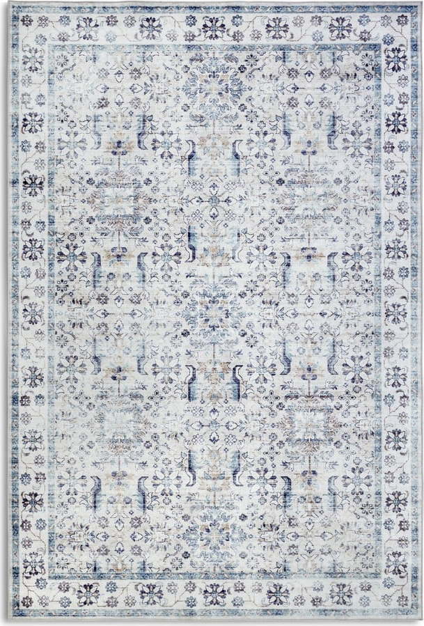Světle modrý koberec 120x160 cm Saveh Cream Blue – Elle Decoration Elle Decoration