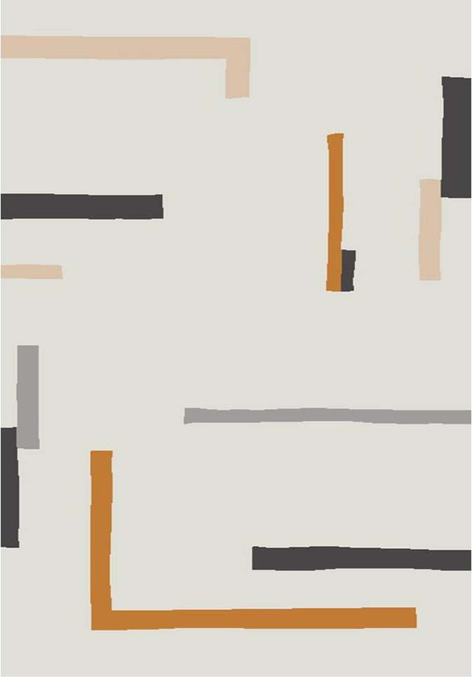 Oranžovo-krémový koberec 120x180 cm Linea – Bonami Selection Bonami Selection