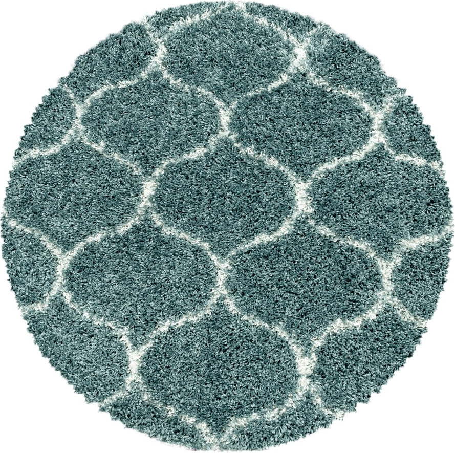 Modrý kulatý koberec ø 160 cm Salsa – Ayyildiz Carpets Ayyildiz Carpets