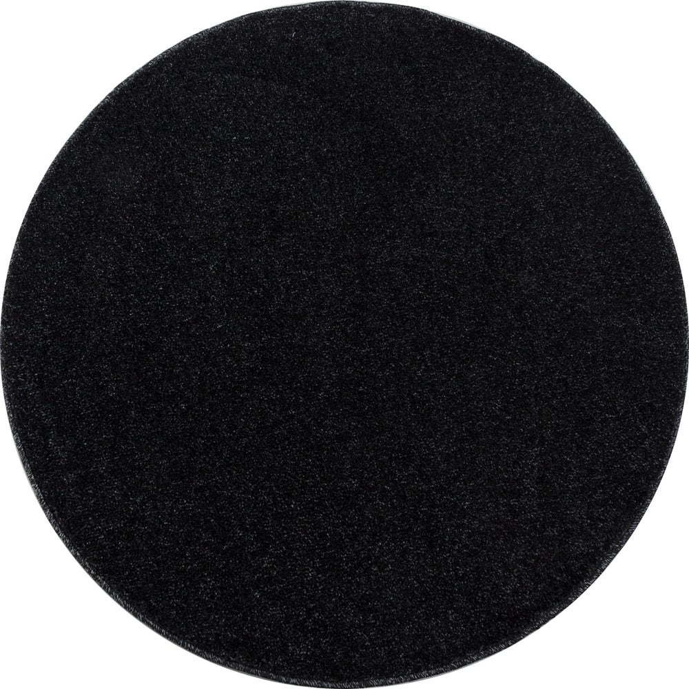 Tmavě šedý kulatý koberec ø 160 cm Ata – Ayyildiz Carpets Ayyildiz Carpets