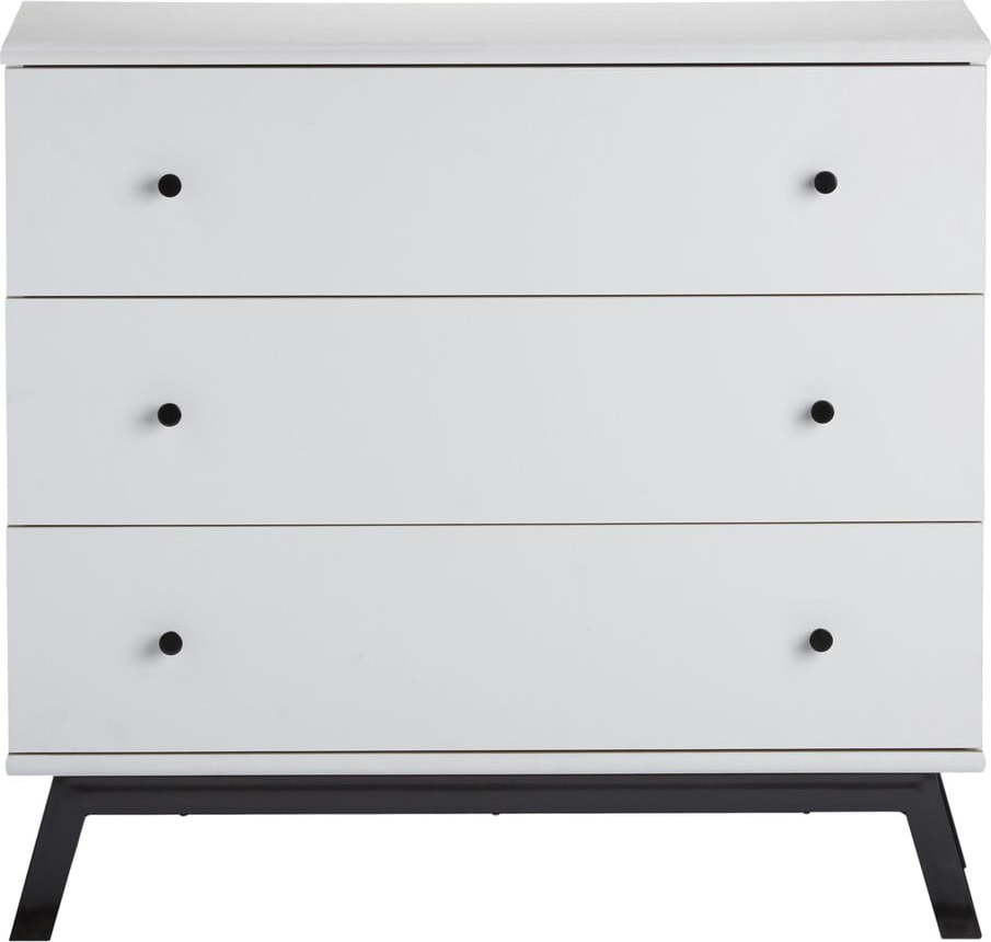 Bílá dětská komoda 91x84x45 cm Lark Urban – Støraa Støraa