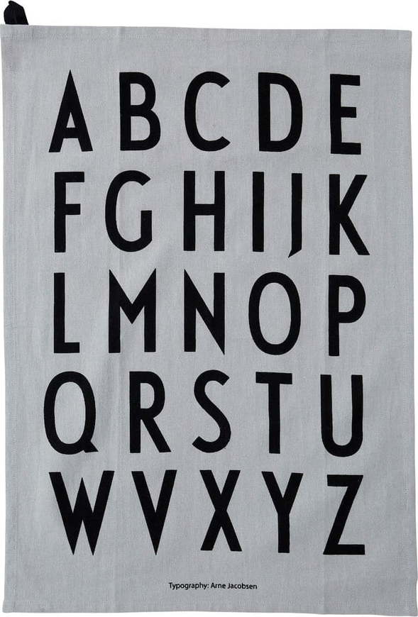 Bavlněné utěrky v sadě 2 ks 40x60 cm – Design Letters Design Letters