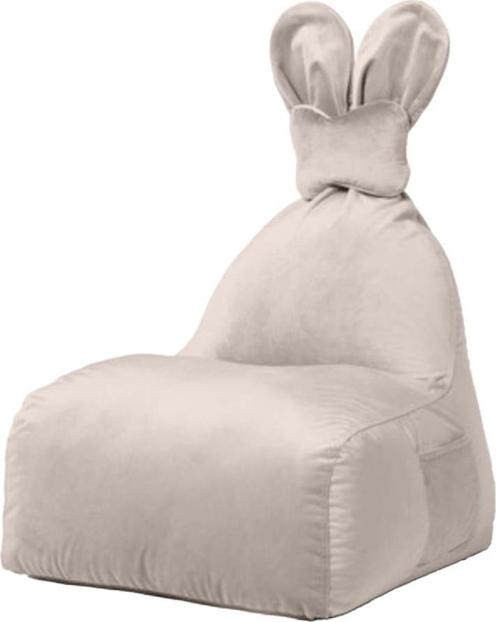Béžový dětský sedací vak Funny Bunny – The Brooklyn Kids The Brooklyn Kids