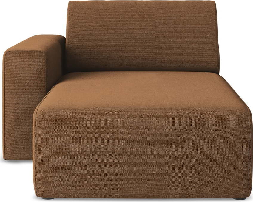 Hnědý modul pohovky (levý roh) Kalea – Makamii Makamii