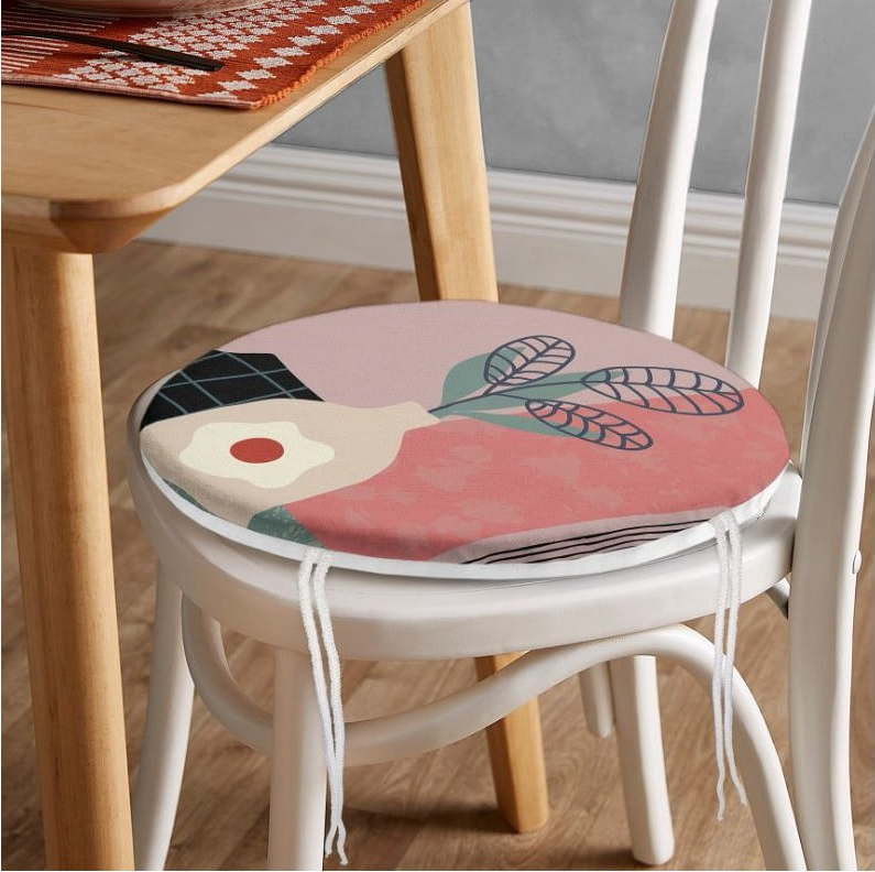 Podsedák ø 42 cm Illustrated Flower – Mila Home Mila Home
