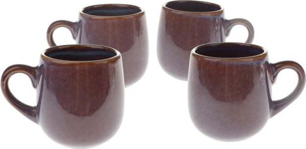 Fialové keramické hrnky na espresso v sadě 4 ks 100 ml – Dakls Dakls