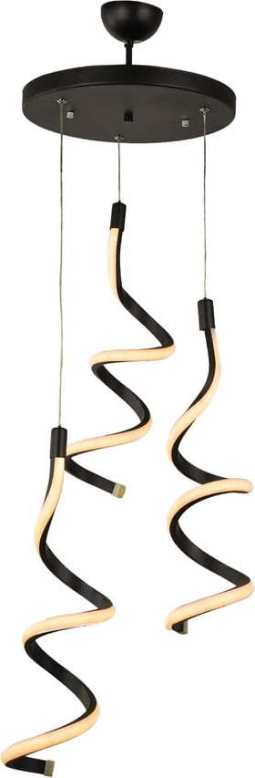 Černé kovové LED závěsné svítidlo ø 30 cm Hilton – Squid Lighting Squid Lighting