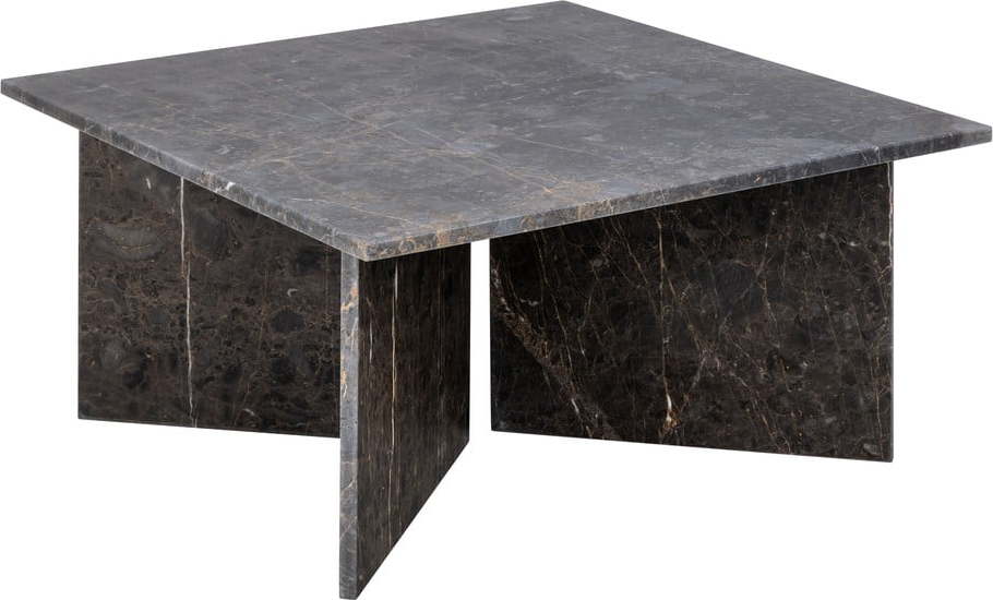 Černý mramorový konferenční stolek 90x90 cm Vega – Actona Actona