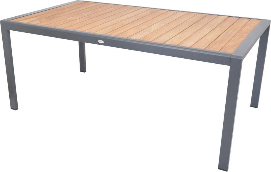 Hliníkový zahradní jídelní stůl 100x180 cm Annecy – Rojaplast Rojaplast