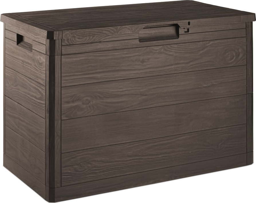 Hnědý zahradní úložný box Woodys – Toomax TOOMAX