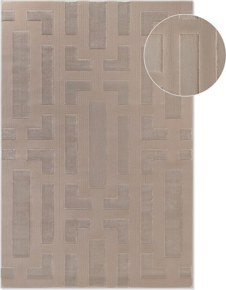 Béžový koberec 160x235 cm Perles Onyx – Elle Decoration Elle Decoration