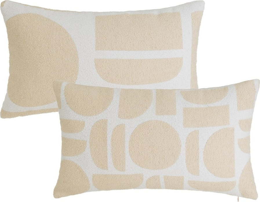 Dekorační polštáře z materiálu bouclé v sadě 2 ks 30x50 cm Mid Century – Casa Selección Casa Selección