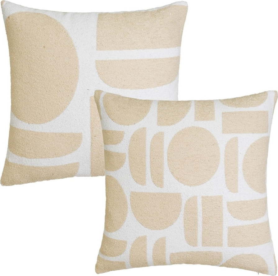 Dekorační polštáře z materiálu bouclé v sadě 2 ks 45x45 cm Mid Century – Casa Selección Casa Selección