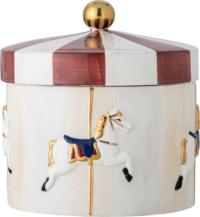 Dóza na cukroví z kameniny Merry-go-round – Bloomingville Bloomingville