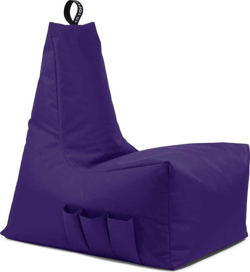 Fialový sedací vak Icy Gamer L – So Soft? So Soft?