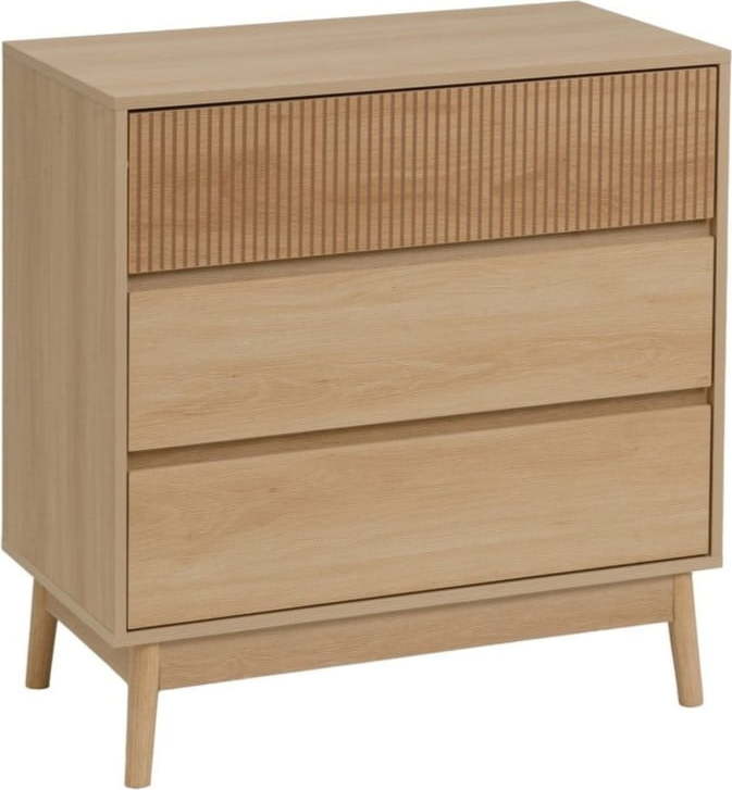 Komoda v přírodní barvě 80x80x40 cm Naroa – Casa Selección Casa Selección