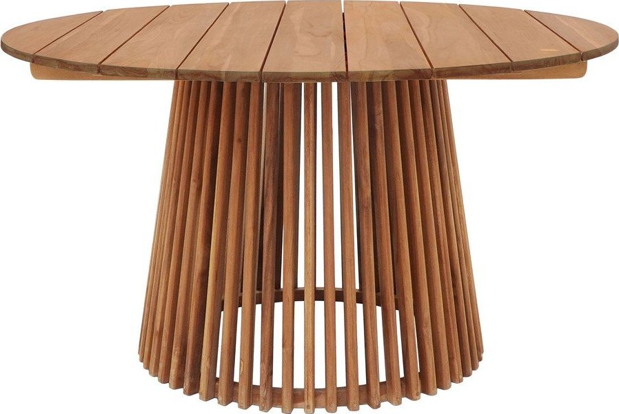 Kulatý zahradní jídelní stůl z teakového dřeva ø 120 cm Lorca – House Nordic House Nordic