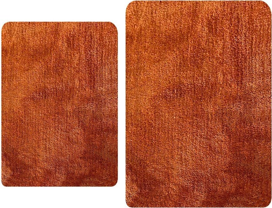 Oranžové koupelnové předložky v sadě 2 ks 60x100 cm Colors Of – Foutastic Foutastic